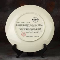 Тарелка винтажная декоративная настенная Фарфор Магнат Knowles True Rockwell Classic Tycoon