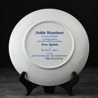 Тарелка винтажная декоративная настенная Фарфор Лошадь Danbury Mint Free Spirits Noble Wanderer Lesley Harrison