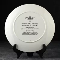 Тарелка винтажная декоративная настенная Фарфор Англия Самолёты Coalport Reach for the Sky Return to Base