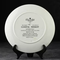 Тарелка винтажная декоративная настенная Фарфор Англия Самолёты Coalport Reach for the Sky Coastal Mission