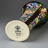 Винтажная английская ваза Mason's с цветочным орнаментом Decoupage Декупаж