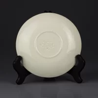 Винтажная чайная пара с видами Hampton Court и Waddesdon Manor Англия English Ironstone Tableware