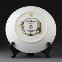 Тарелка винтажная декоративная настенная Фарфор Англия Фотограф Royal Worcester Photographer Good Old Days