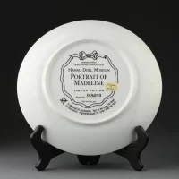 Тарелка винтажная декоративная настенная Фарфор Кукла Franklin Mint Hanau Doll Museum Portrait of Madeline
