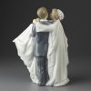 Винтажная фарфоровая статуэтка Испания Lladro NAO 1564 Perfect Day Жених с невестой Свадьба