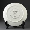 Винтажная декоративная тарелка Wedgwood / Danbury Mint "First Light" Рассвет / Рыбалка