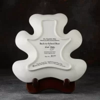 Тарелка винтажная декоративная настенная Фарфор Мишка Тедди Franklin Mint Teddy Bear Back-to-School