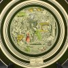 Тарелка антикварная декоративная настенная Англия Чарльз Диккенс Записки Пиквикского клуба Adams Pickwick Papers Old Curiosity Shop