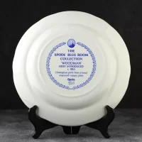Винтажная английская тарелка Лесоруб Spode Blue Room Collection Woodman