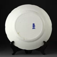 Тарелка антикварная декоративная настенная Англия Мельница Норфолк Doulton Burslem Norfolk