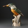 Винтажная фарфоровая статуэтка Германия Зимородок Птица Goebel Kingfisher