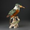 Винтажная фарфоровая статуэтка Германия Зимородок Птица Goebel Kingfisher