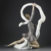 Винтажная фарфоровая статуэтка Испания Lladro NAO Dancer With Veil Танцовщица с вуалью