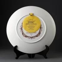 Винтажная декоративная тарелка Экзотические бабочки Шинуазри Royal Worcester Exotic Butterflies 1811 Number three Series of Chinoiserie