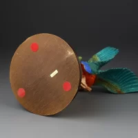 Винтажная статуэтка Зимородок Англия Leonardo Kingfisher