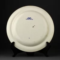 Антикварная английская тарелка Голубая ива Шинуазри Веджвуд Wedgwood Etruria Blue Willow