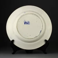 Антикварная английская тарелка Голубая ива Шинуазри Wedgwood & Co Blue Willow