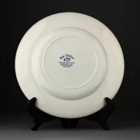Винтажная тарелка Старая голубая ива Шинуазри English Ironstone Staffordshire Old Blue Willow