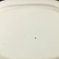 Антикварное блюдо Англия Шинуазри Copeland Spode Blue Willow Голубая ива