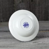 Антикварная глубокая тарелка Голубая Ива Шинуазри Burleigh Ware Blue Willow