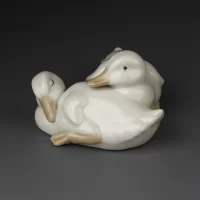 Винтажная фарфоровая статуэтка Испания Lladro NAO Two Ducks Две утки