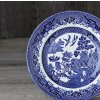 Винтажная английская тарелка Churchill "Blue Willow" Голубая ива