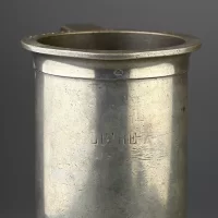 Винтажная оловянная кружка Франция Litre 1