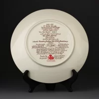 Винтажная тарелка Открытие Америки Колумбом Королева W S George Columbus Discovers America 500th Anniversary Queen's Approval