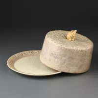 Винтажная английская маслёнка сырница Sylvac