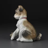 Винтажная фарфоровая статуэтка Собака и улитка Lladro 6211 New Friend