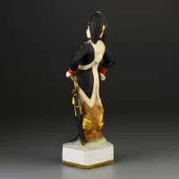 Винтажная фарфоровая статуэтка военного Капрал Драгун Corporal 15th Dragoons 1815 Enesco Maruri Masterpiece