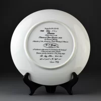 Тарелка винтажная декоративная настенная Фарфор Маргаритки Цветы W S George Daisies Flowers of Your Garden