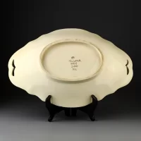 Винтажное блюдо с цветочным орнаментом Франция Henriot Quimper
