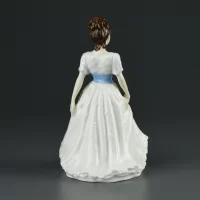 Винтажная фарфоровая статуэтка Англия Royal Doulton 4117 Melody Мелоди Девушка