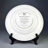 Тарелка винтажная декоративная настенная Фарфор Цветы Spode Kew Flora Exotica Princess of Wales Conservatory