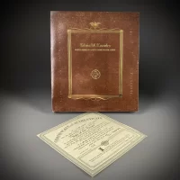 Тарелка винтажная декоративная настенная Фарфор Художник Knowles Rarest Rockwells Sign of the Times George III Washington Inn