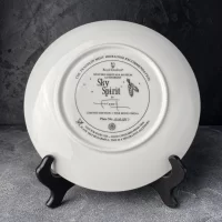 Тарелка винтажная декоративная настенная Фарфор Англия Индейцы Franklin Mint Royal Doulton Sky Spirit