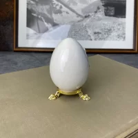 Винтажное фарфоровое яйцо Кошка с котятами в корзине Goebel 1997 год