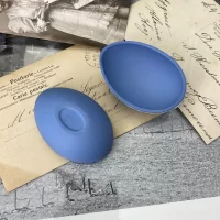 Винтажная шкатулка Веджвуд Wedgwood в форме яйца "Сова" 1980 Blue Jasper Ware