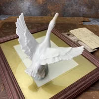 Винтажная фарфоровая статуэтка Испания Lladro 1263 Duck Running Утка