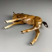 Винтажная фарфоровая статуэтка Лошадь Жеребёнок Англия Beswick 947 Horse
