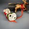 Набор ёлочных игрушек Villeroy & Boch Санта-Клаус, олень, бабушка с тортом