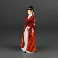 Винтажная фарфоровая статуэтка Англия Francesca Art Cecilia Сесилия Всадница