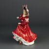 Винтажная фарфоровая статуэтка Англия Royal Doulton 3365 Patricia Патриция Дама в красном платье и шляпе