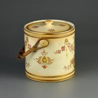 Антикварная английская бисквитница Crown Devon