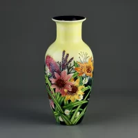 Винтажная английская ваза с цветочным орнаментом Old Tupton Summer Bouquet Летний букет