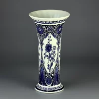 Винтажная ваза Delfts Boch Freres for Royal Sphinx