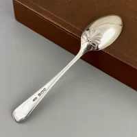 Антикварные английские чайные кофейные ложки Charles William Fletcher 1908 год