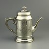 Винтажный английский чайный сет Fine English Pewter Чайник, кувшин для молока, сахарница