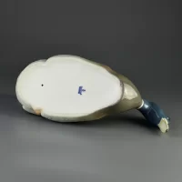 Винтажная фарфоровая статуэтка Испания Lladro 5288 Mallard Duck Утка кряква